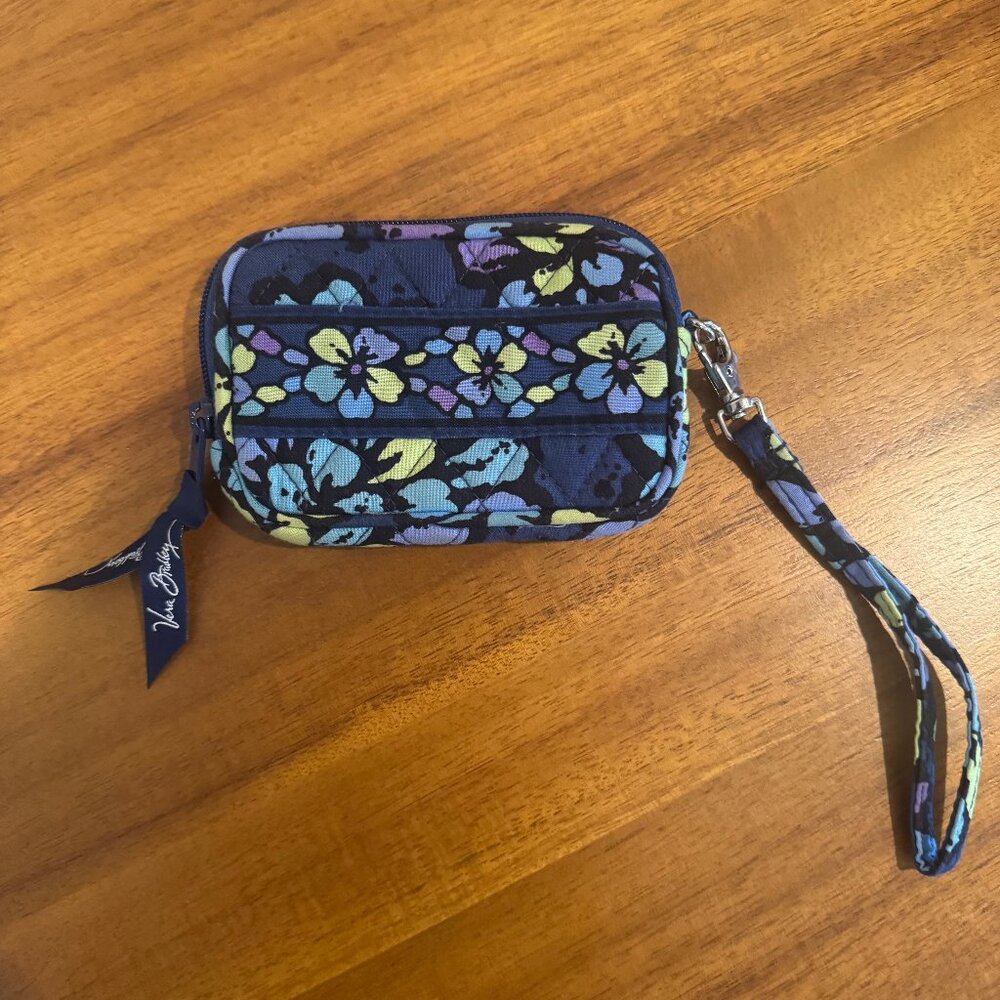 Vera Bradley Tech Case Wristlet in Indigo Pop